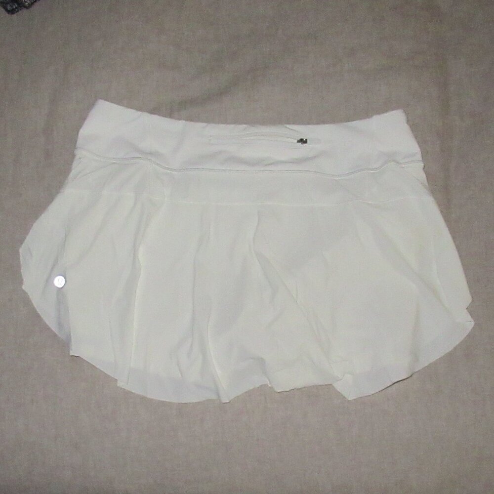 White lululemon tennis skirt